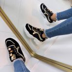 *SALE* BEDEL SNEAKER YY-151 BLACK *WEBONLY*