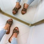 *SALE* BESTIE SLIPPERS M36 LEOPARD