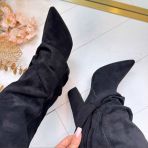 BRITNEY SUEDE LAARS 7665A-*1* BLACK