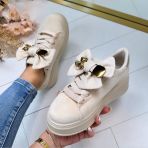 BOW BEARY SNEAKER C-3003 BEIGE *WEBONLY*