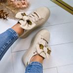 BOW BEARY SNEAKER C-3003 BEIGE *WEBONLY*