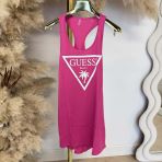 GUESS BEACH LOGO TANKTOP DRESS E3GP03JA914 G6J7 FUCHSIA