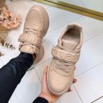 GUESS BIG LOGO SNEAKER FLFHNNELE12 BEIGE