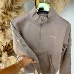 GUESS STACIE FULL ZIP SWEATER V4BQ01KC5O0 WTDG TAUPE