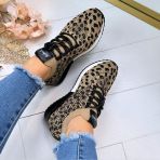 LA STRADA SNEAKER 2400409-4591 BLACK/BEIGE LEOPARD KNITTED