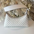 GUESS EVERLEE TOP ZIP SHOULDER BAG EG867918 OFFWHITE