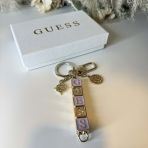 GUESS BLOCK KEYRING RW7554P6201 GOLD/LILA