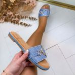 SPARKLY SLIPPER 22-75 BLUE