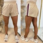 GUESS 4G JACQUARD SHORT V6GD02K2959 FMC3 TAUPE