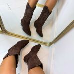 *SALE* NOEKIE COWBOY BOOT A-982 BROWN