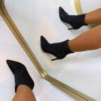 ELSA GLITTER HEEL 0-603 BLACK