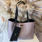 GUESS BRENTON REVERSIBLE TOTE BAG PG964823 BLACK