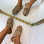 *SALE* KRAALTJES FRINGE INSTAPPER Y23-68 BEIGE