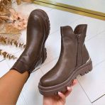 *SALE* GOLDEN DETAIL BOOT XJ-953 BROWN