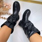 *SALE* DOUBLE STRAPE BOOT CLS-555 BLACK