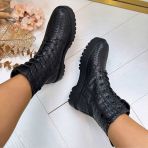 BRAIDED BOOT A-936 BLACK