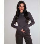 UNIQUE THE LABEL ROBYN **LONGSLEEVE** CHARCOAL