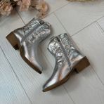 **KIDS** COWBOY BOOTS T2008P SILVER *WEB ONLY*
