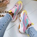 STEVE MADDEN POSSESSION-E SNEAKER 0033 PASTEL MULTI