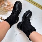 SUEDINE BEARY BOOT BM133 BLACK *WEB ONLY*