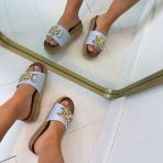 *SALE* SARA SLIPPER 9897 BLUE