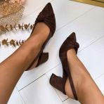 KNOOP HEEL L-81 BROWN