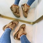 GUESS TEDDY COGNAC SNEAKER FLFM17FUR12 NATU