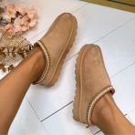 SUEDINE INSTAP PANTOFFEL S580 KHAKI