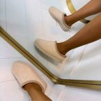 SUEDINE INSTAP PANTOFFEL S580 BEIGE