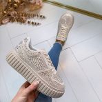STUDS SNEAKER PC-306 BEIGE