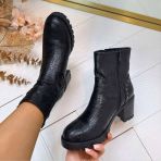 *SALE* CROCO BOOT Y2321 BLACK