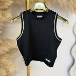 GUESS CLARA SLEEVELESS CROPT TOP V6GP17K3215 JBLK