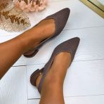 LA STRADA INSTAPPER 2501237-9020 DK BROWN/BRONZE KNITTED