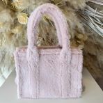 FAKE FUR TOTE BAG H3235 PINK
