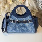 GUESS DOVIE SMALL GIRLFRIEND BAG DG990905 DENIM LOGO