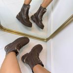 FANNY DETAIL BOOT XJ-952 BROWN
