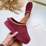 SUEDINE INSTAP PANTOFFEL S580 WINE