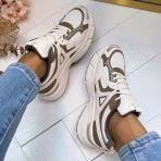 ALISSA SNEAKER C3941 BEIGE/BROWN**