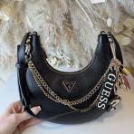 GUESS DAVINA SHOULDER BAG BG989918 BLACK