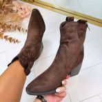 COWBOY BOOTY DE326 BROWN/S
