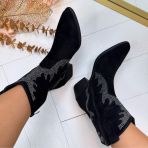 COWBOY SPARKLE BOOT DES8010 BLACK *WEBONLY*