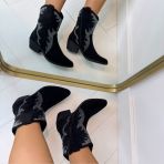 COWBOY SPARKLE BOOT DES8010 BLACK *WEBONLY*