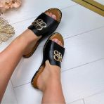 **SALE** DIAMOND BELLE SLIPPER CH017 BLACK *WEB ONLY*