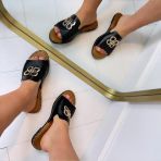 **SALE** DIAMOND BELLE SLIPPER CH017 BLACK *WEB ONLY*