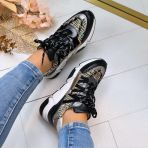 DWRS LOS ANGELES SNEAKER B9101-111 BLACK/STONE