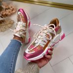 DWRS LA SNEAKER B9101-103 PINK/CHAMPAGNE *LAATSTE MAAT 37*