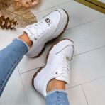 GUESS SNEAKER FLTBERELE12 WHITE