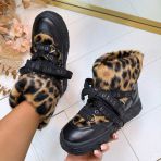 GUESS FURRY SNOWBOOT FLFUEKFUR10 LEOPARD