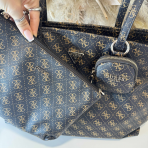 GUESS POWER PLAY II QG712424 BROWN LOGO