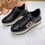 **LAATSTE MAAT 41** LIU JO SNEAKER BF5043 PX026 BLACK/LIGHTGOLD